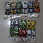 Colored Big And Small Toy Car Set