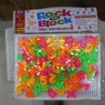 Multicolor Alphabet and Numbers Pin Board